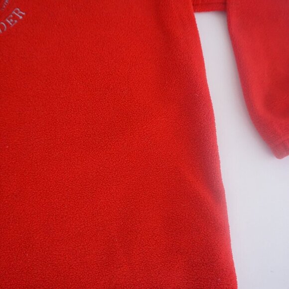 Vtg Down Under Red Embroidered Australia Koala Quarter Zip Fleece Sweater Xl - Picture 6 of 10